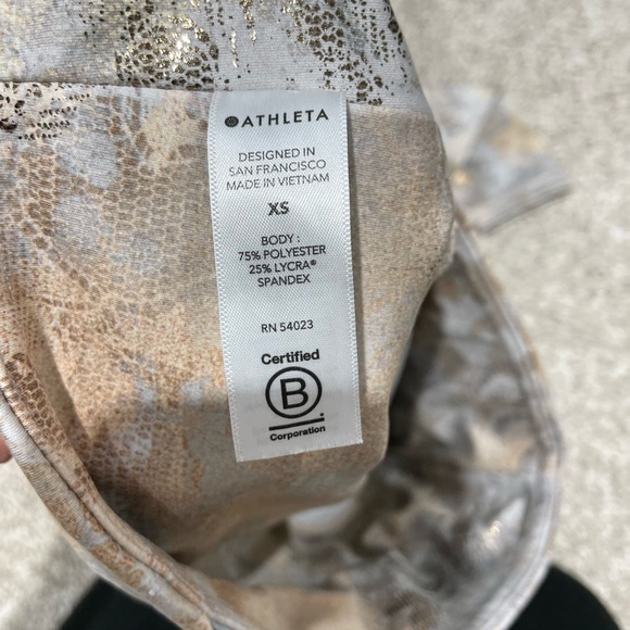 Athleta Elation Gilded Leggings EUC XS - Picture 5 of 5